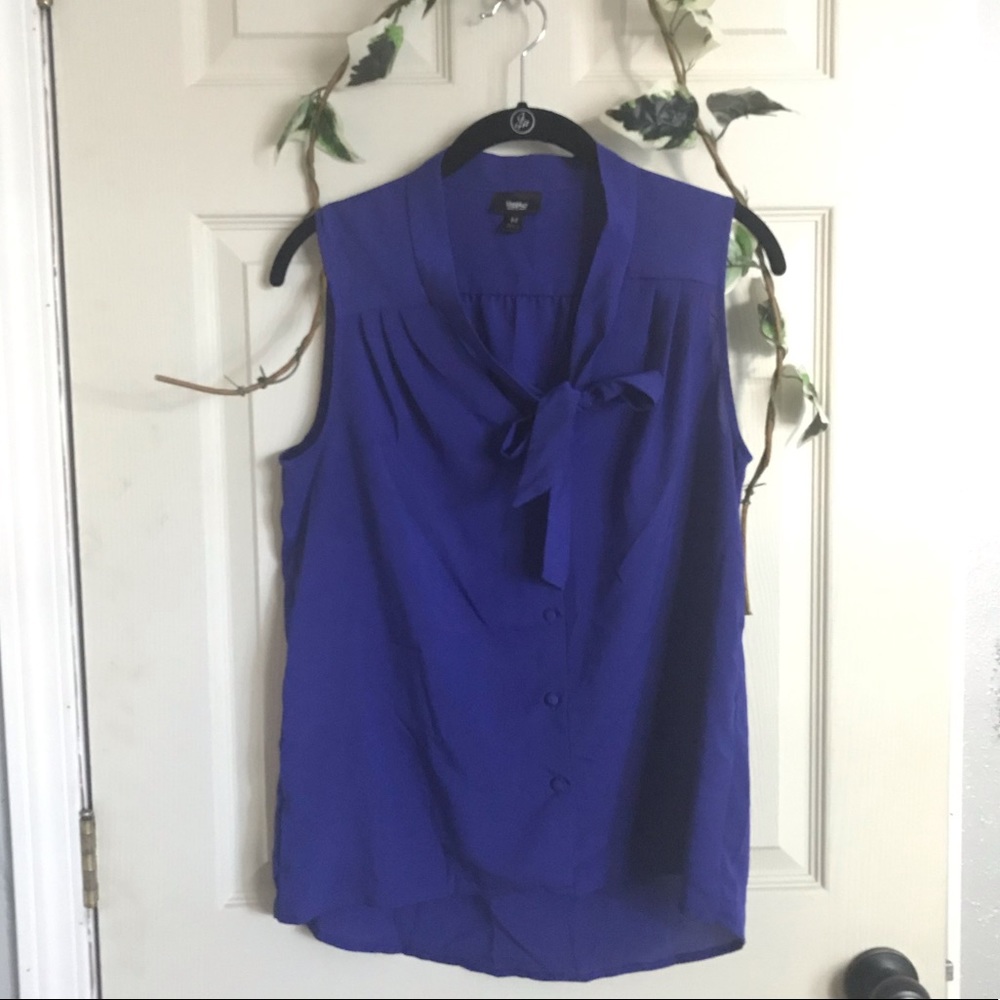 Mossimo Supply Co Sleeveless Top with Bow Tie Sz M